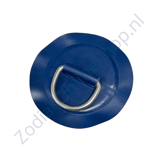 Z2314 - argola em D 53 mm redonda, material PVC azul