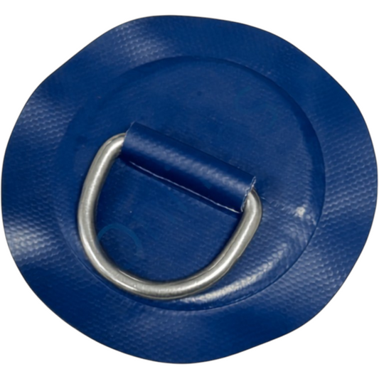 Z2314 - argola em D 53 mm redonda, material PVC azul