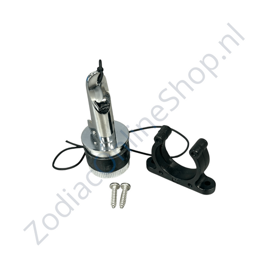 Z67070 - kit de tampão de autoesgotador em aço inoxidável D34 incluindo suporte e passa-casco
